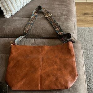 Brown Leather Shoulder Bag